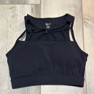 BuffBunny Black Sports Bra